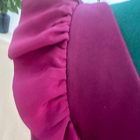 TRINA TURK ONE SHOULDER RUFFLE DRESS - EUC - Picture 10 of 13